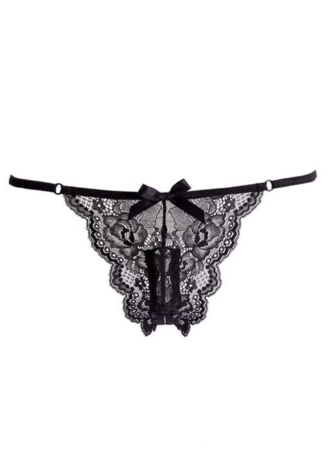 crotchless knickers ann summers|Ann Summers Women Vibrating Black Crotchless Knickers .